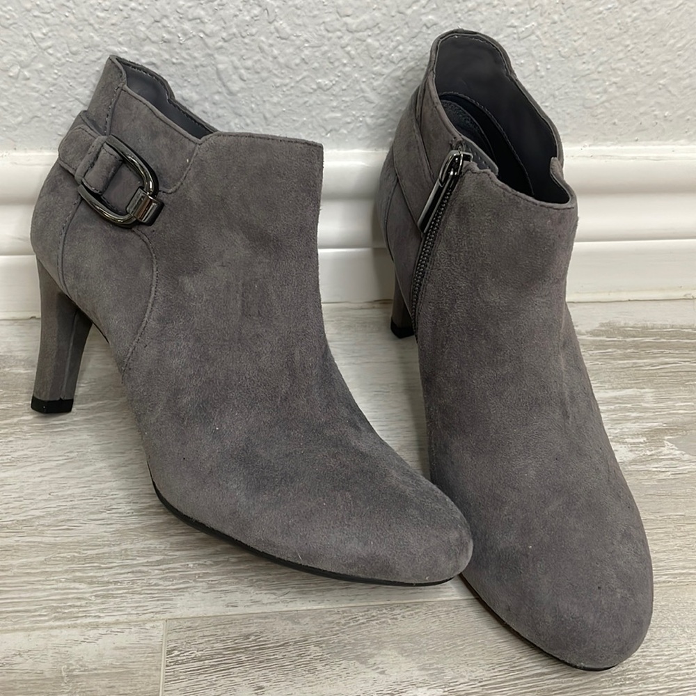 Bandolino Gray Ankle Boots